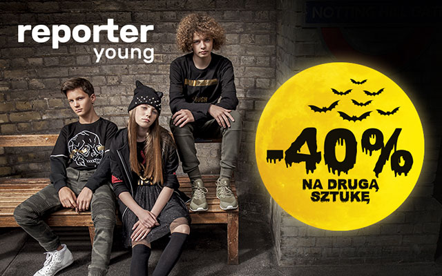 Reporter Young - -40% na drugą, tańszą sztukę z Nowej Kolekcji!