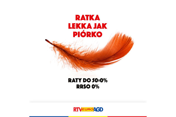 RTV EURO AGD - Rata lekka jak piórko