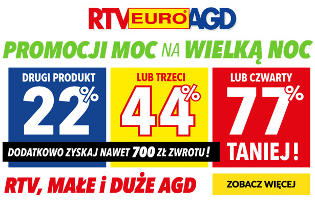 RTV EURO AGD - Promocji moc na Wielką Noc!