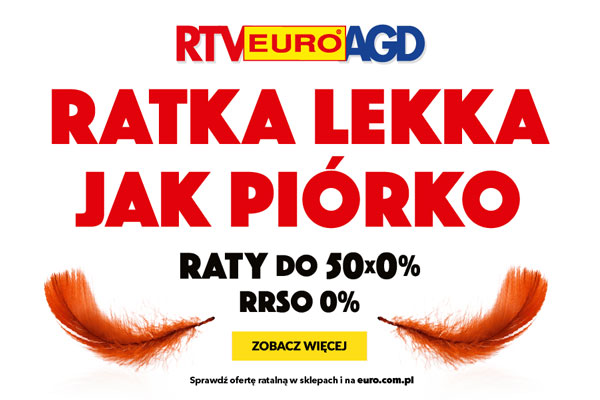 RTV EURO AGD - Ratka lekka jak piórko