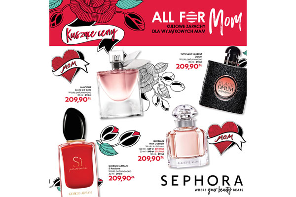'ALL FOR MOM! Kultowe zapachy dla wyjątkowych mam.