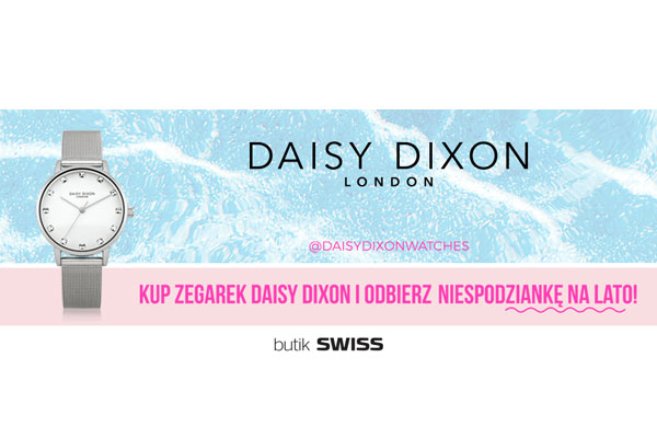 SWISS - Kup zegarek Daisy Dixon i odbierz niespodziankę na lato!