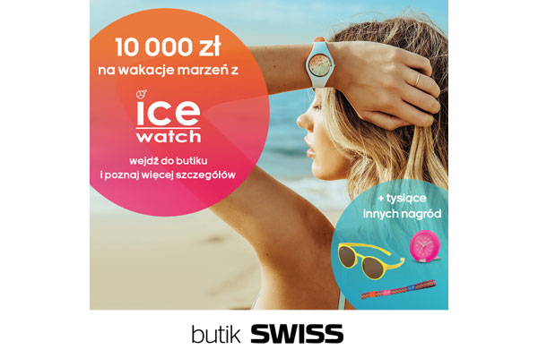 SWISS - Voucher na wakacje marzeń z Ice-Watch!!