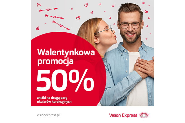 Vision Express - Walentynkowa promocja 50%