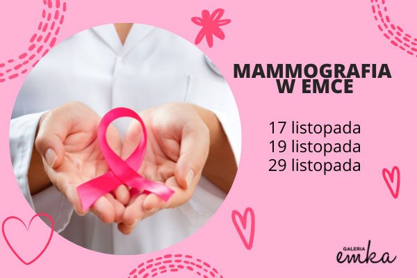 Zapraszamy na listopadowe badania mammograficzne!