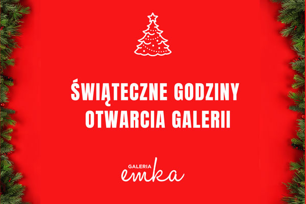 Świąteczne godziny otwarcia 