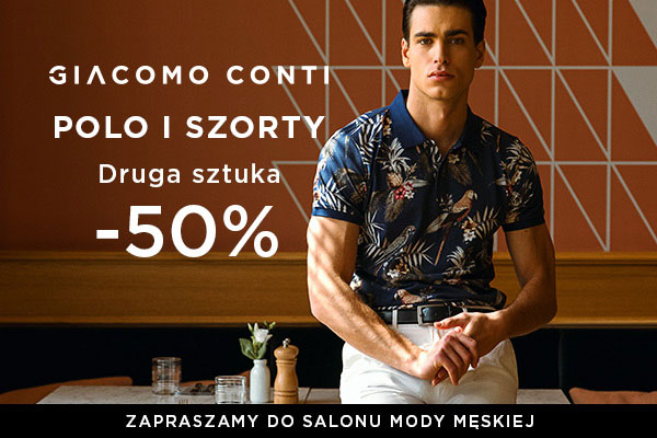 Giacomo Conti - POLO SZORTY -50% DRUGA SZTUKA