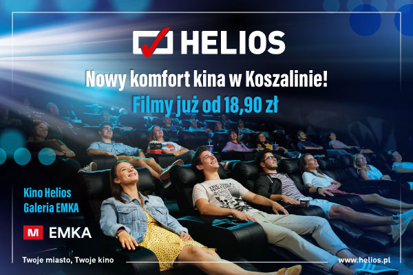 Helios - Nowy komfort kina w Koszalinie!