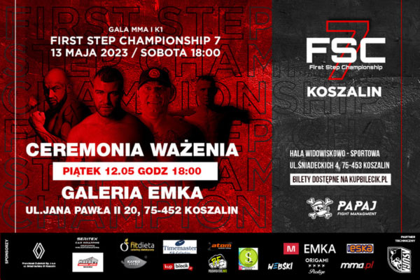 Gala sztuk walki FSC 7 w Koszalinie!