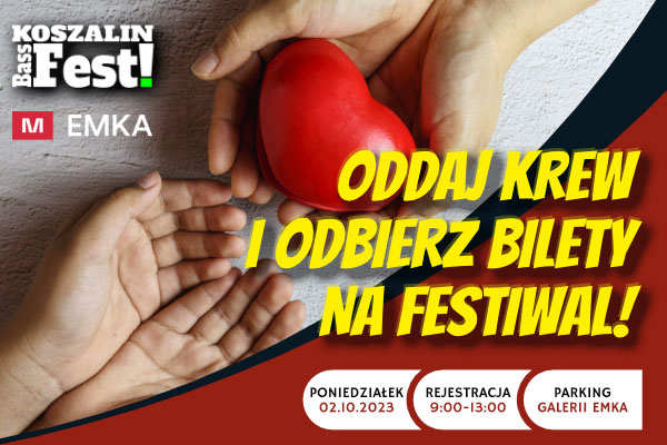 Bilety na Koszalin BassFest! za krew 