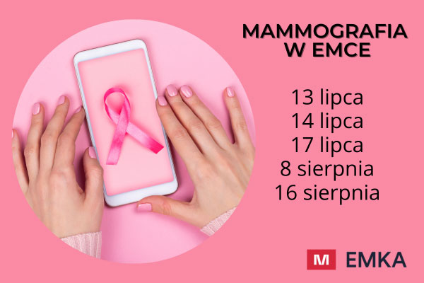 Letnie badania mammograficzne w EMCE