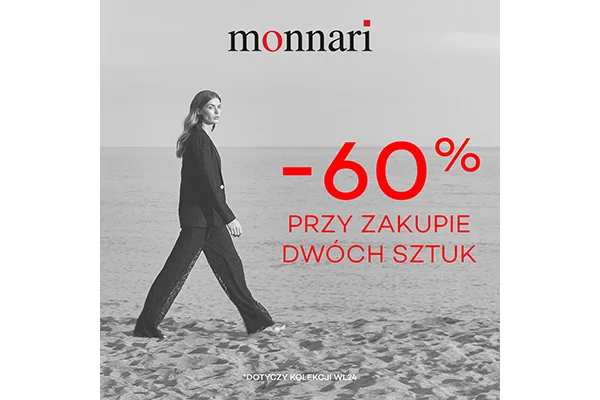 Monnari - Przy zakupie dwóch sztuk -60%