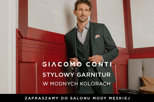             Giacomo Conti - Garnitur w modnych kolorach           