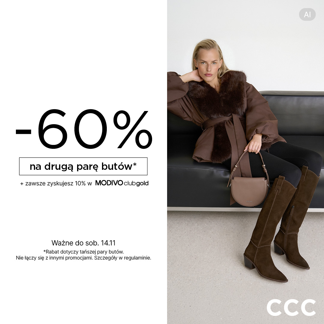 -60% na drugą parę w CCC!