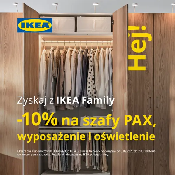 Studio Planowania IKEA - -10% na szafy PAX, wyposażenie i oświetlenie