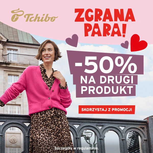 Tchibo - Rabat 50% na drugi produkt w Tchibo!