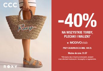 CCC - -40% na Torby, Walizki i Plecaki przy koszyku 149zł